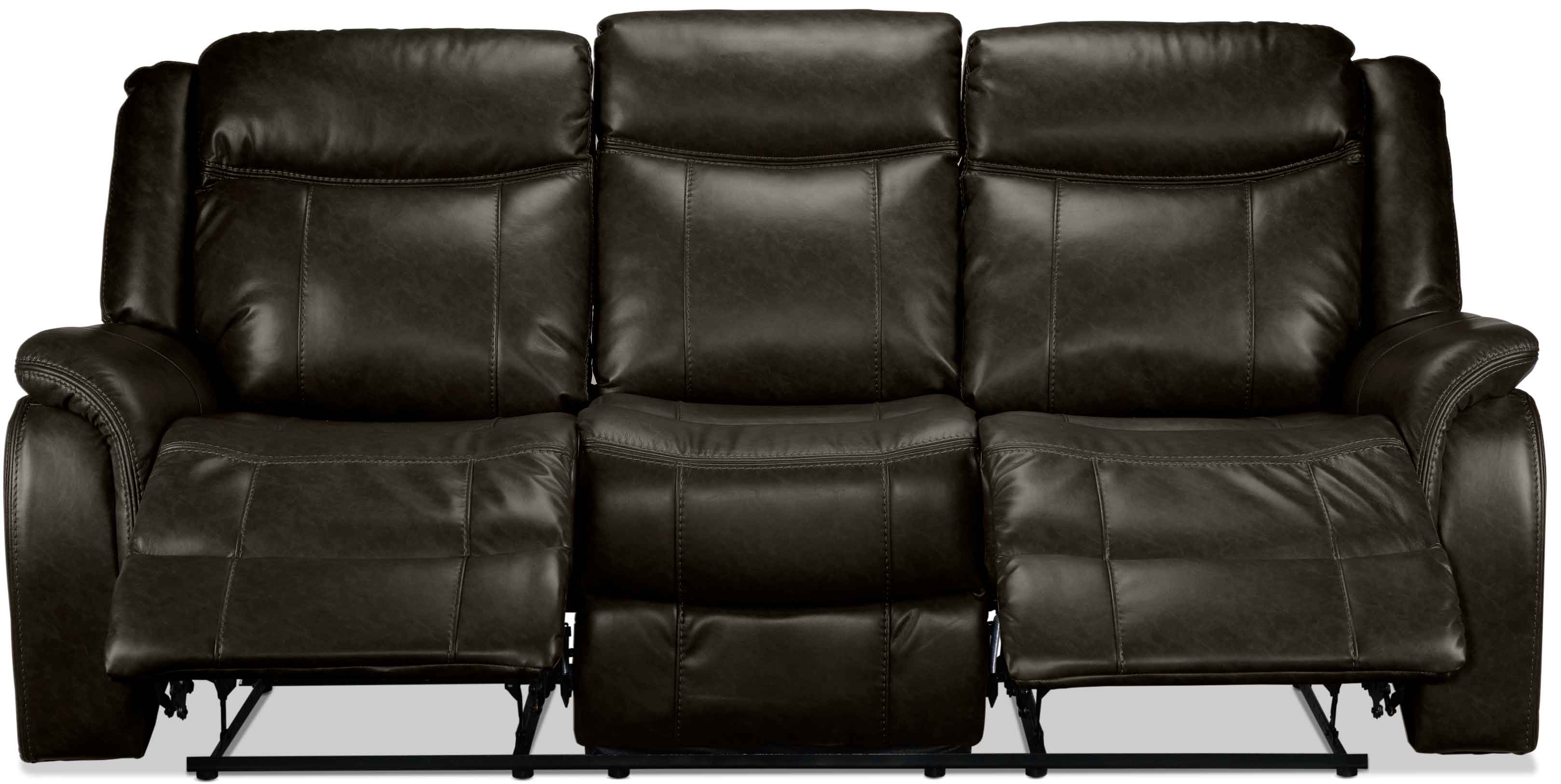 Scorpio Reclining Sofa and Reclining Loveseat - Brown