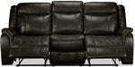 Scorpio Reclining Sofa and Glider - Brown