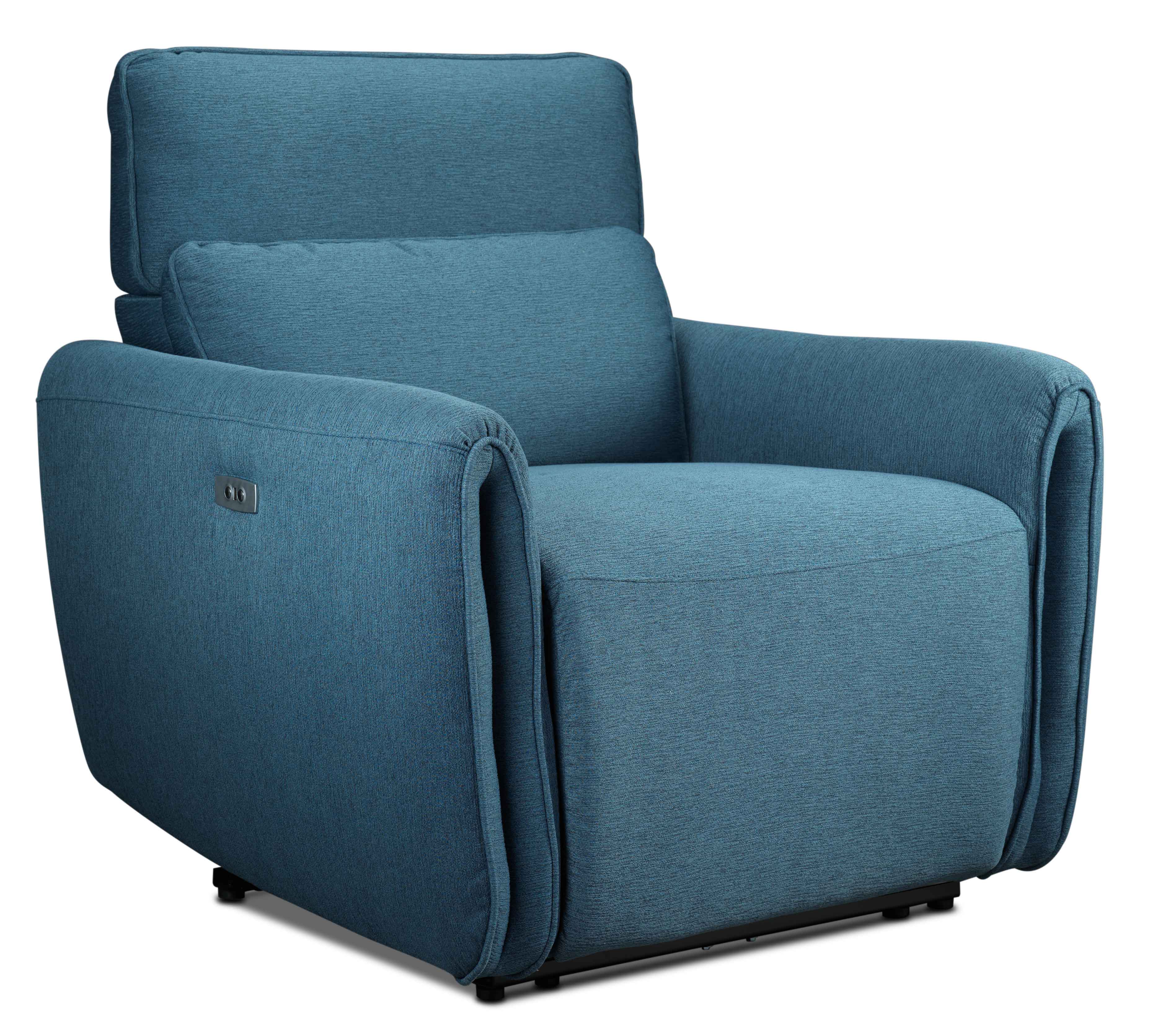 Larsen Power Reclining Sofa and Chair Set - Commodore Blue
