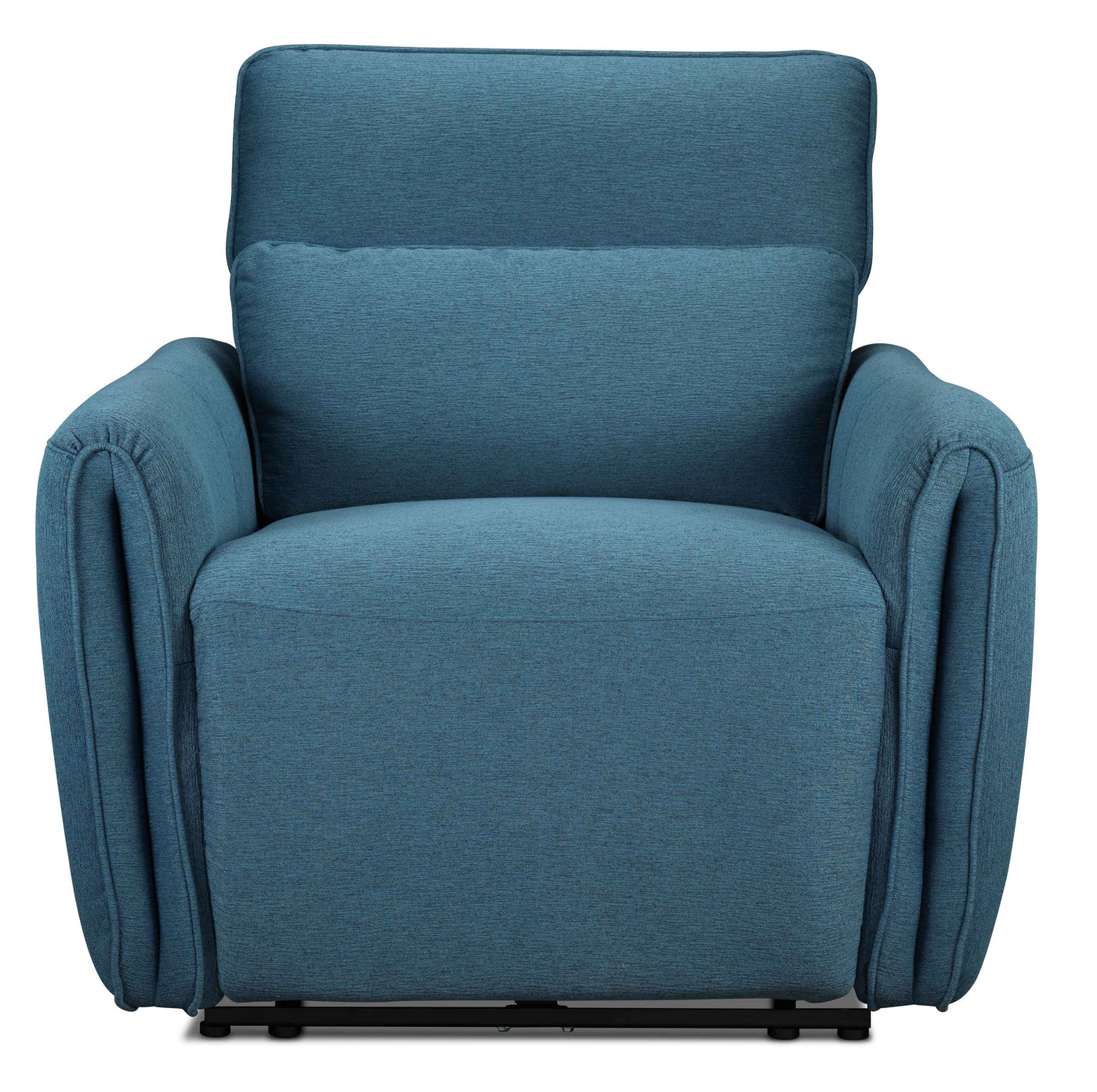 Larsen Power Reclining Sofa, Loveseat and Chair Set - Commodore Blue
