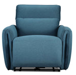 Larsen Power Reclining Sofa and Chair Set - Commodore Blue