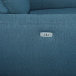 Larsen Power Reclining Sofa, Loveseat and Chair Set - Commodore Blue