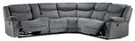 Saxon 3-Piece Power Reclining Sectional - Dynamite Charcoal