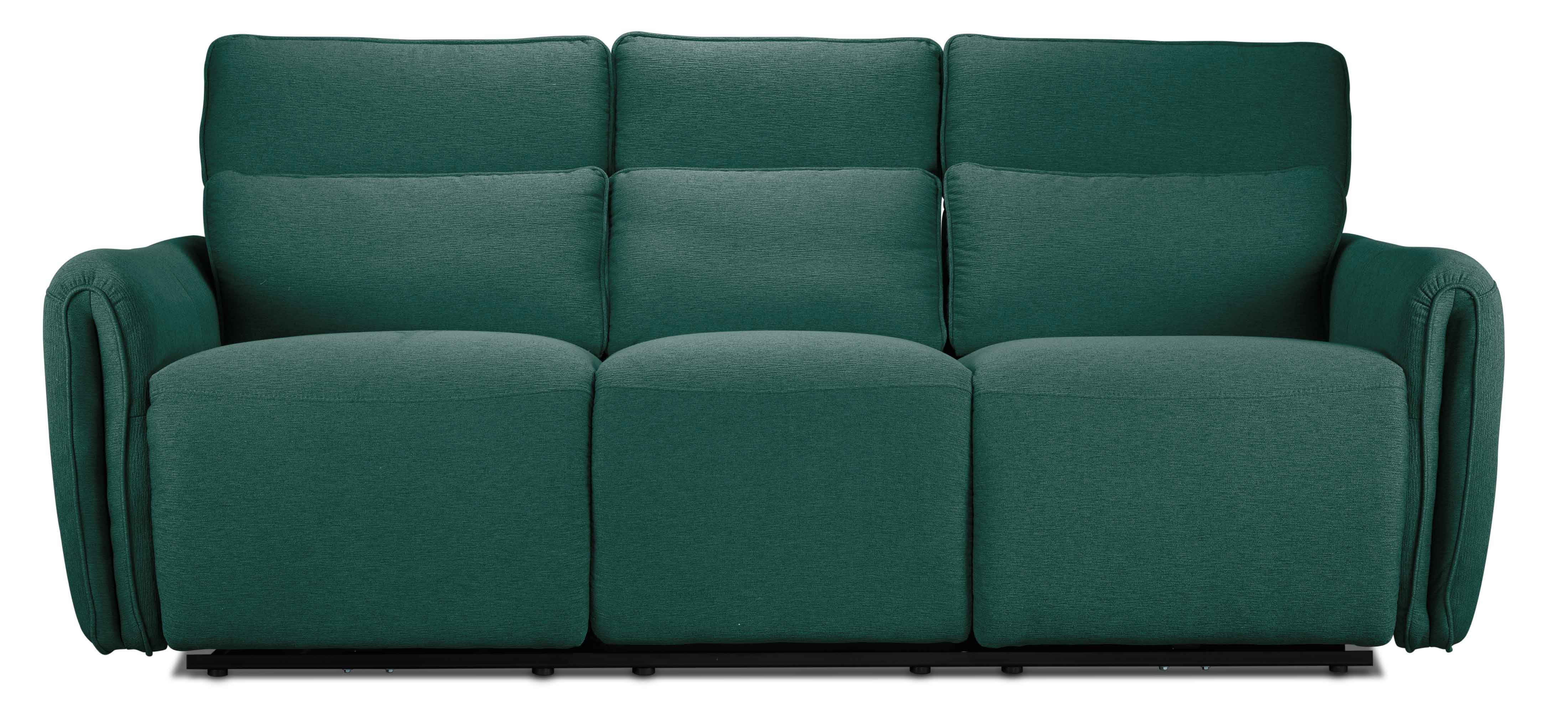 Larsen Power Reclining Sofa and Chair Set - Peacock