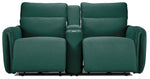 Larsen Power Reclining Loveseat - Peacock