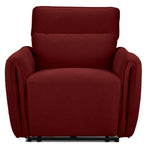 Larsen Power Reclining Sofa, Loveseat and Chair Set - Scarlet