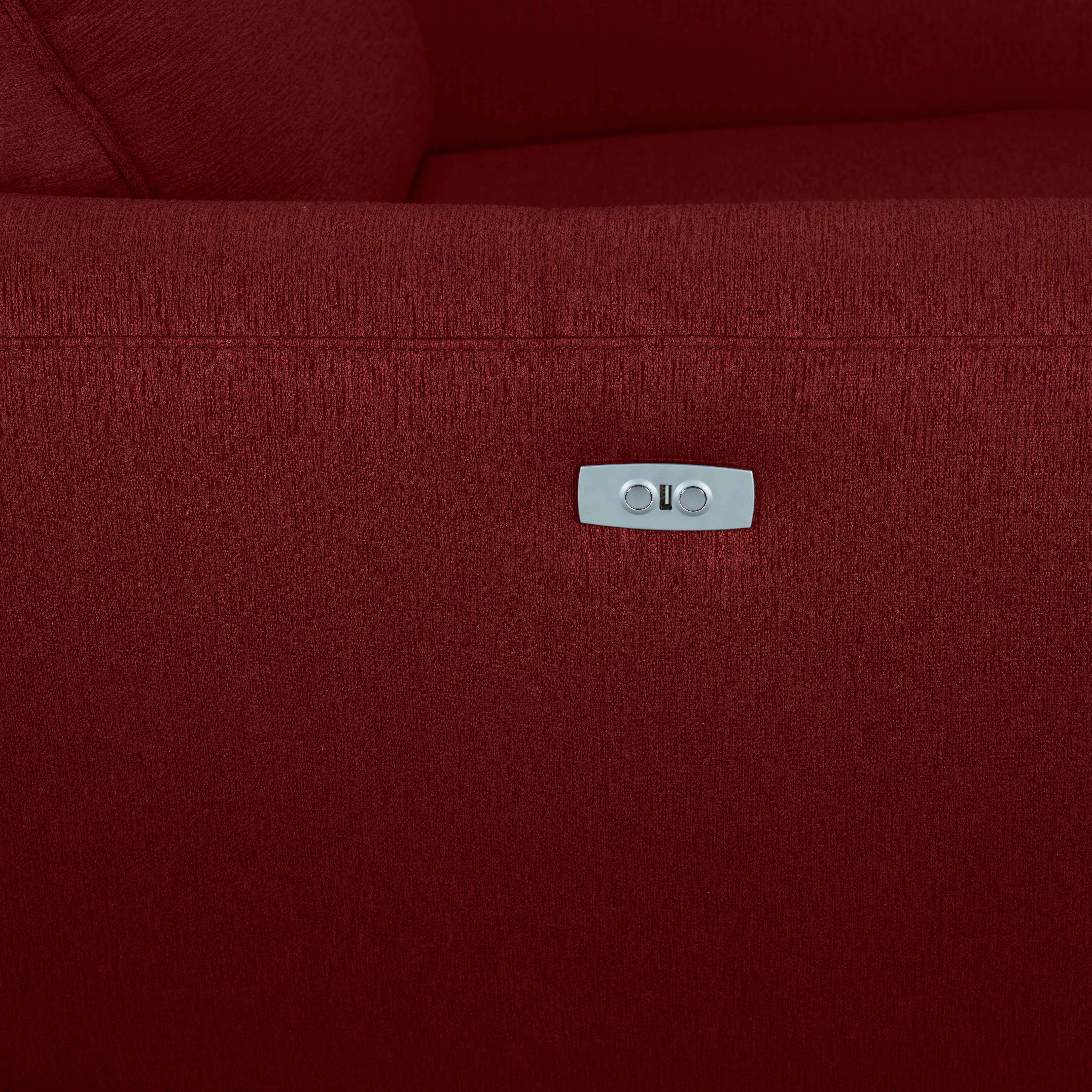 Larsen Power Reclining Sofa and Chair Set - Scarlet
