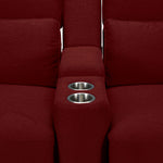Larsen Power Reclining Sofa and Chair Set - Scarlet