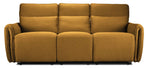 Larsen Power Reclining Sofa and Chair Set - Curry