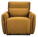 Larsen Power Reclining Sofa, Loveseat and Chair Set - Curry