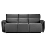 Larsen Power Reclining Sofa and Chair Set - Platinum Grey