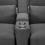 Larsen Power Reclining Loveseat - Platinum Grey