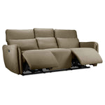 Larsen Power Reclining Sofa and Loveseat Set - Sand