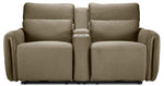 Larsen Power Reclining Sofa, Loveseat and Chair Set - Sand