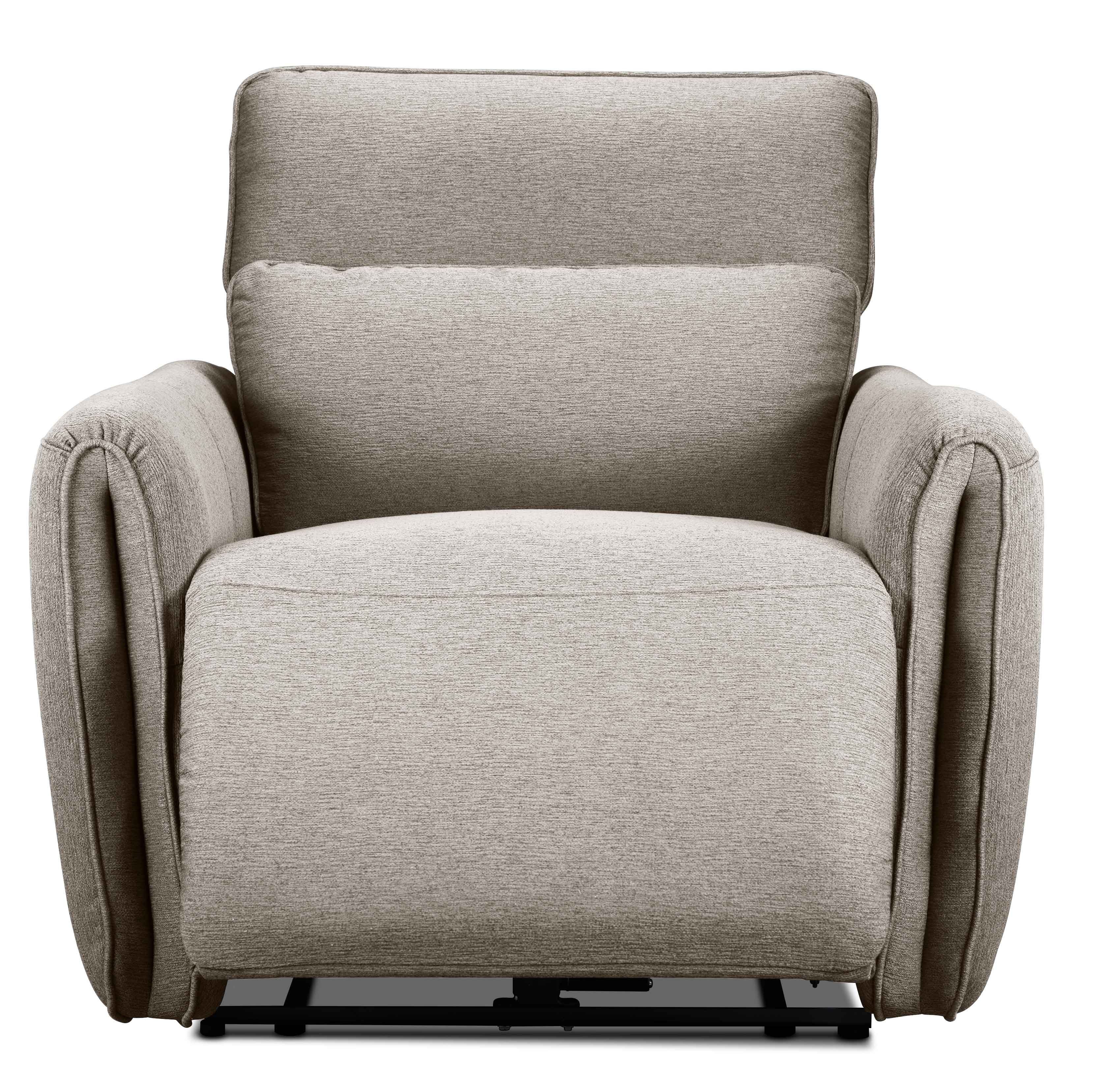 Larsen Power Reclining Sofa, Loveseat and Chair Set - Pearl