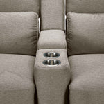 Larsen Power Reclining Sofa, Loveseat and Chair Set - Pearl