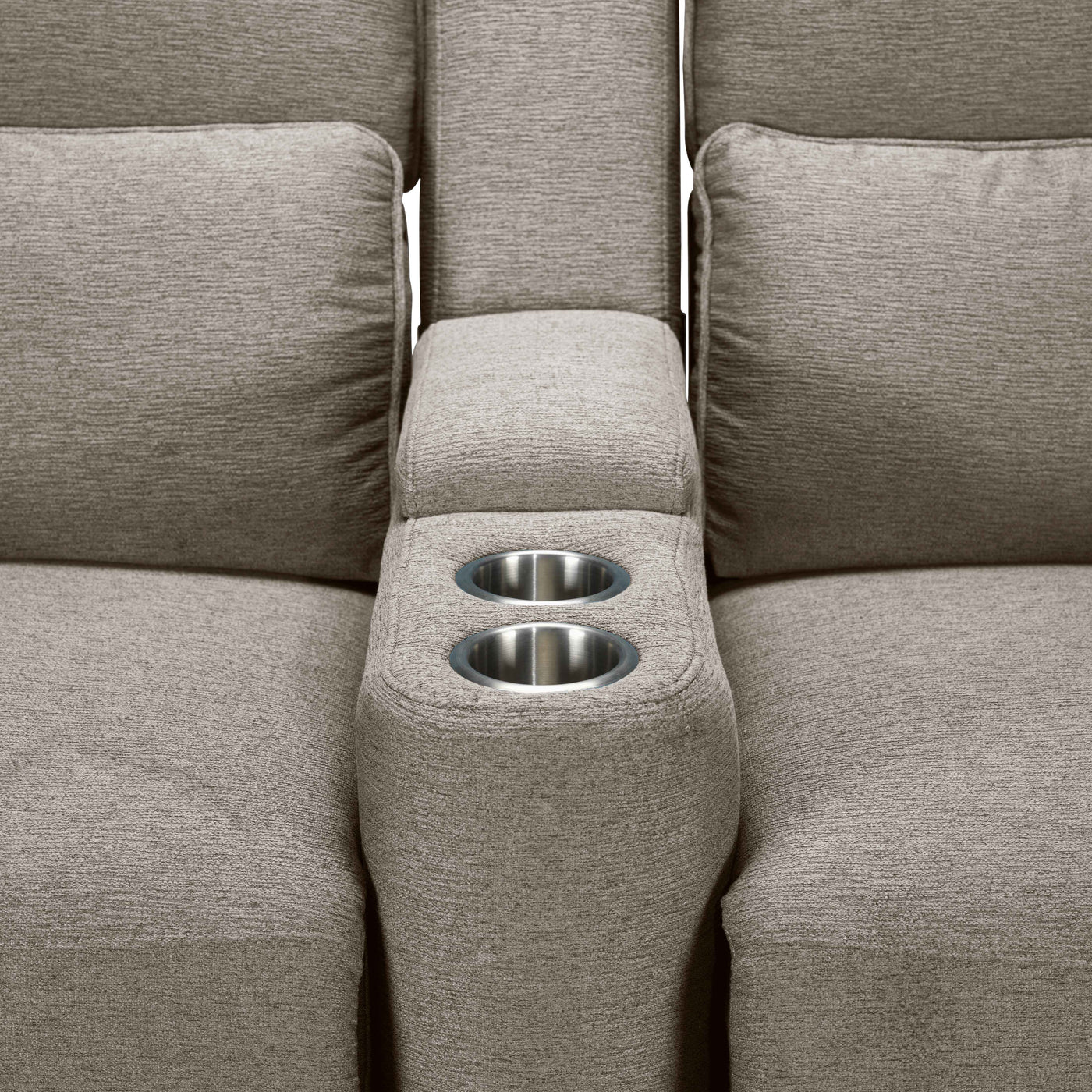 Larsen Power Reclining Sofa and Loveseat Set - Pearl