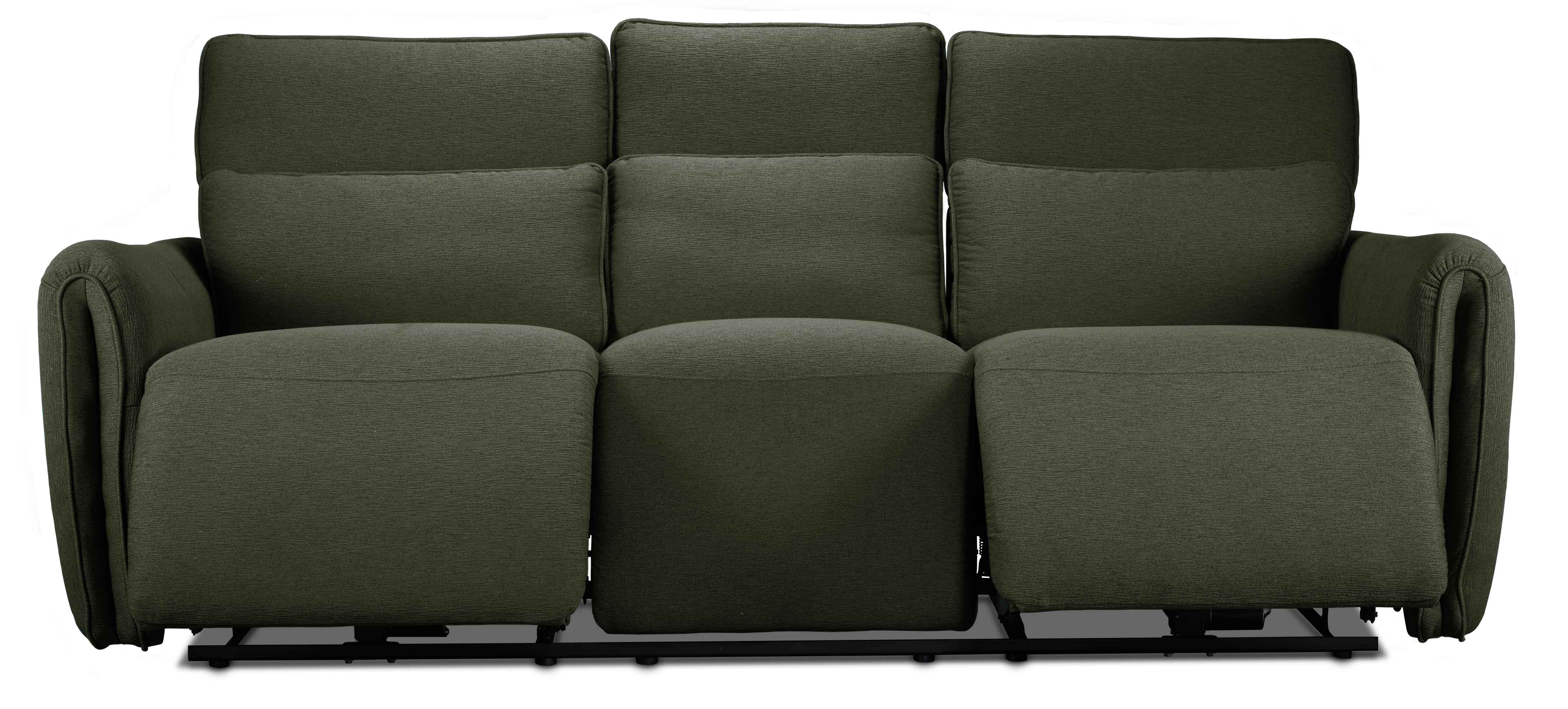 Larsen Power Reclining Sofa and Chair Set - Olive