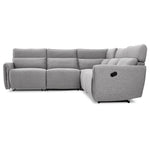 Larsen 5-Piece Reclining Sectional - Grey