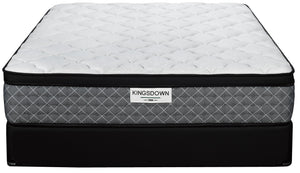 Kingsdown Caldwell Cushion Firm King Mattress and Split Boxspring Set