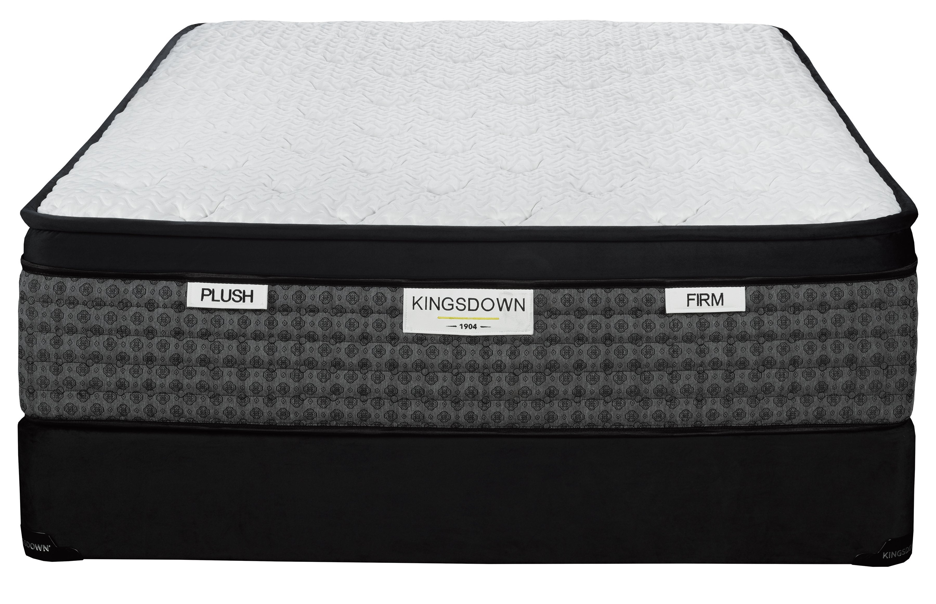 Kingsdown Liberty Plush Queen Mattress and Boxspring Set