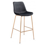 Billinton Bar Chair - Midnight Black/Gold