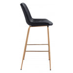 Billinton Bar Chair - Midnight Black/Gold