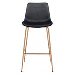 Billinton Bar Chair - Midnight Black/Gold