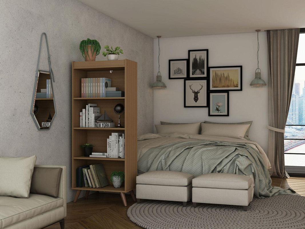 Applesham Bookcase - Maple Cream