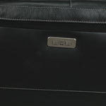 Stallion Dual Power Reclining Leather Sofa - Midnight Black