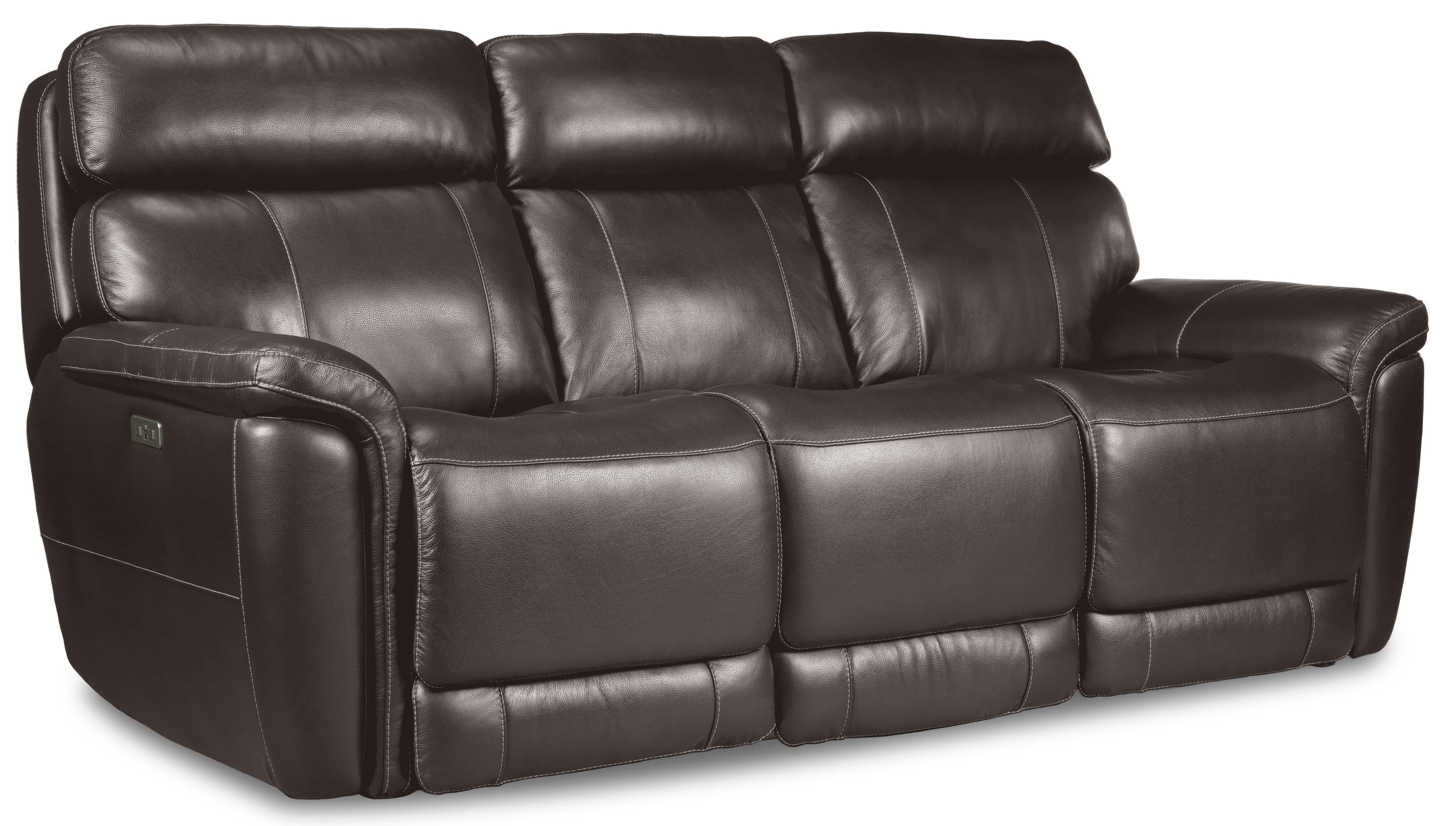 Stallion Dual Power Reclining Sofa - Dark Grey