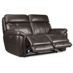 Stallion Dual Power Reclining Sofa, Loveseat and Chair Set - Dark Grey