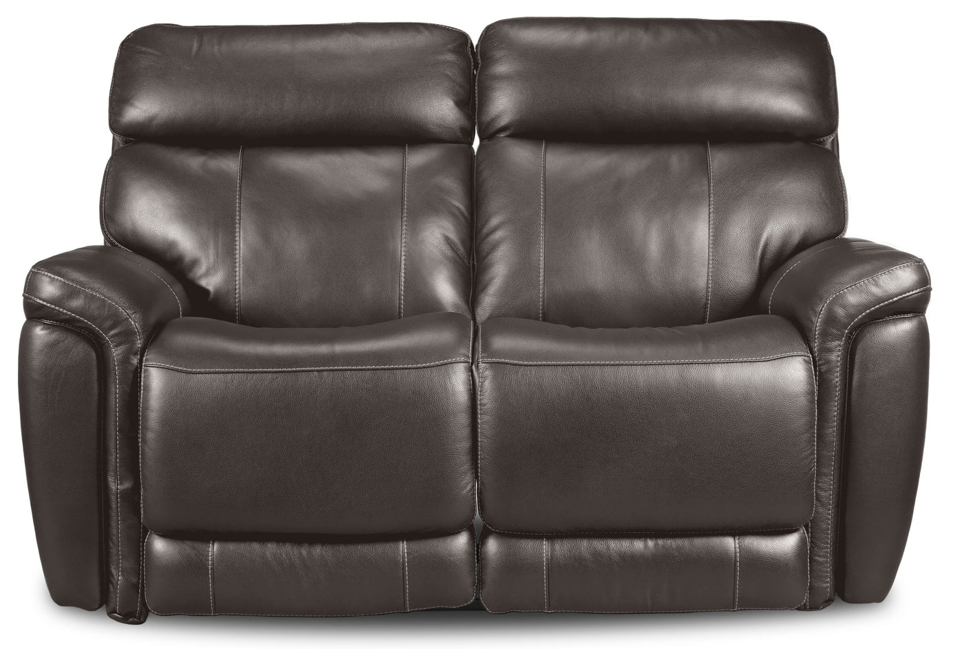 Stallion Dual Power Reclining Loveseat - Dark Grey