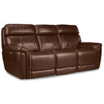 Stallion Dual Power Reclining Sofa - Chestnut