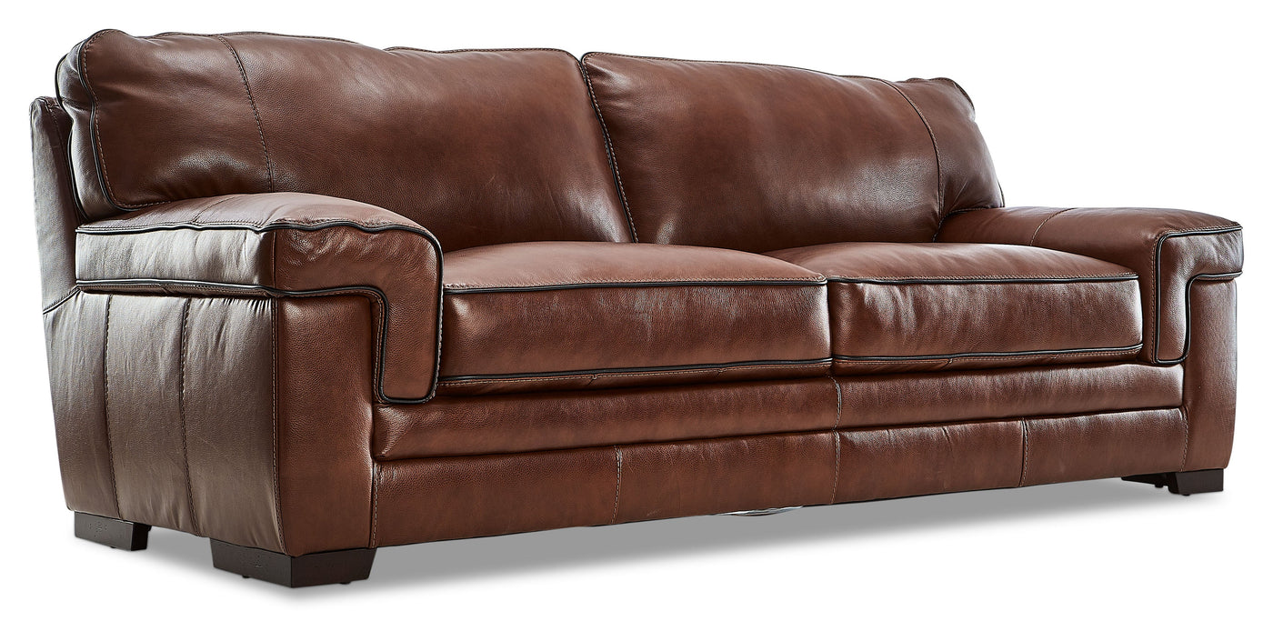 Stampede 2 Pc. Living Room Package w/ Loveseat - Cognac