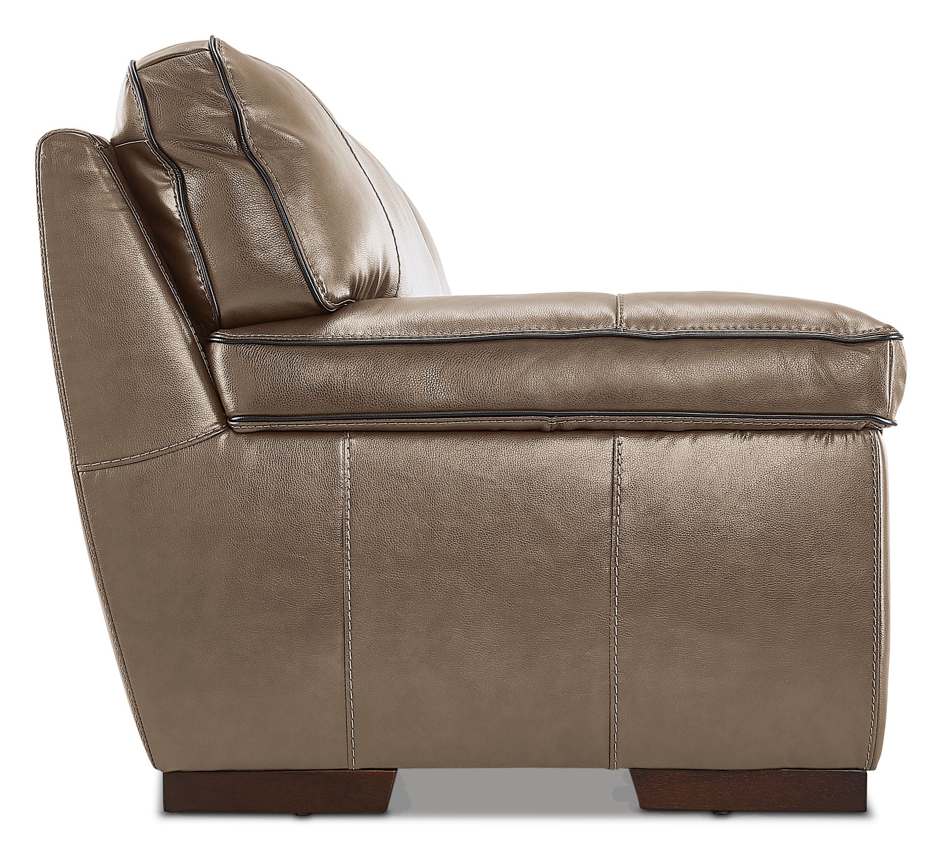 Stampede Leather Sofa - Buff