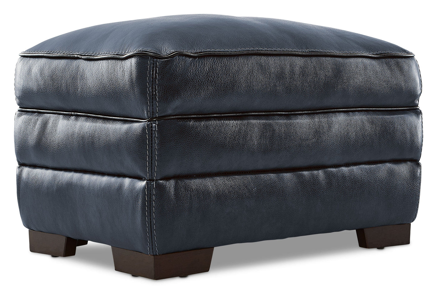 Stampede Ottoman - Cobalt