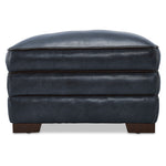 Stampede Ottoman - Cobalt