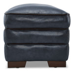Stampede Ottoman - Cobalt
