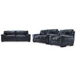 Stampede 3 Pc. Living Room Package - Cobalt