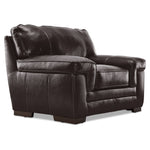 Stampede 2 Pc. Leather Living Room Package w/ Chair - Coffee