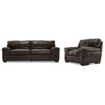 Stampede 2 Pc. Living Room Package w/ Chair - Hazelnut