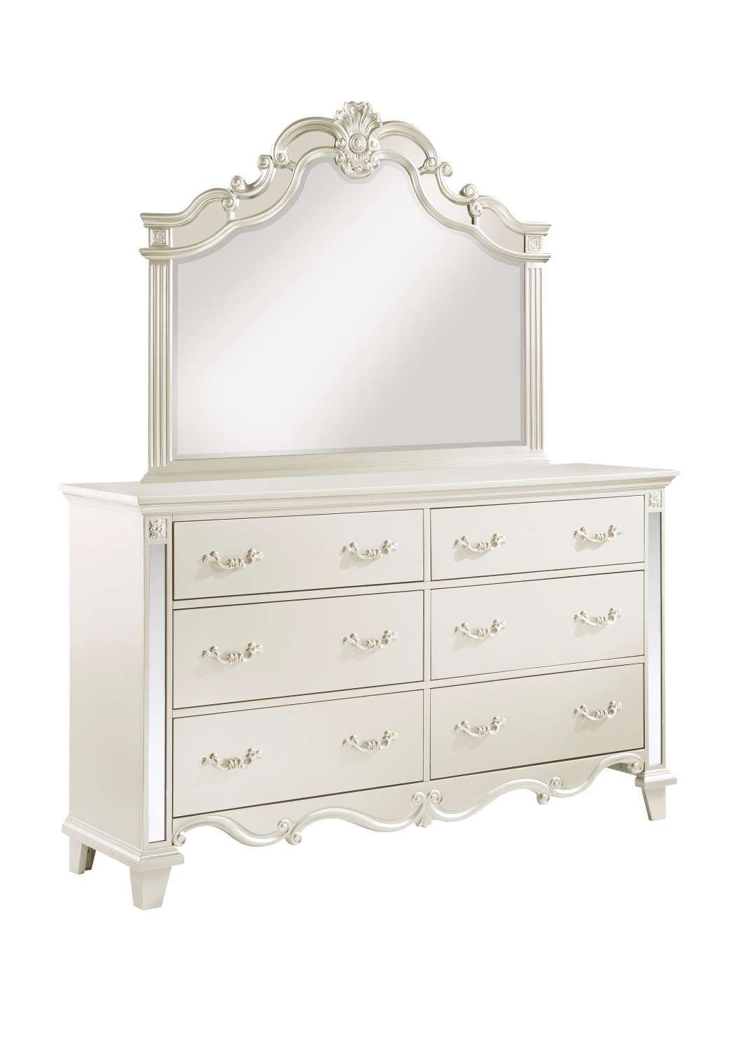 Ever 6-Piece King Bedroom Package - Champagne