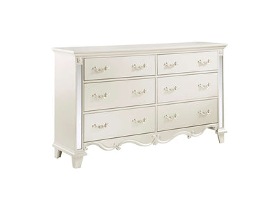 Ever 6 Drawer Dresser - Champagne