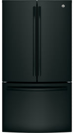 GE Black Counter-Depth French Door Refrigerator (18.6 Cu. Ft.) - GWE19JGLBB