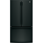 GE Black Counter-Depth French Door Refrigerator (18.6 Cu. Ft.) - GWE19JGLBB