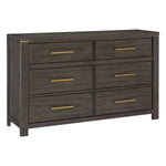 Amara 6-Piece Queen Bedroom Set - Greyish Brown