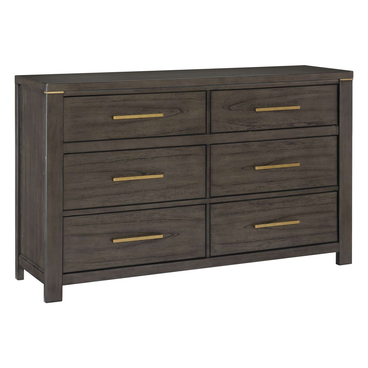 Amara 6-Piece Queen Bedroom Set - Greyish Brown