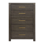 Amara 5 Drawer Chest - Greyish Brown