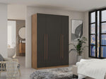 Radfeld Wardrobe - Nature/Grey